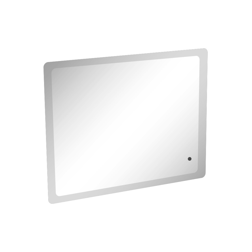  Miroirs - Miroir anti buée avec bords dépolis et éclairage LED et interrupteur sensitif - GLAMMIR90